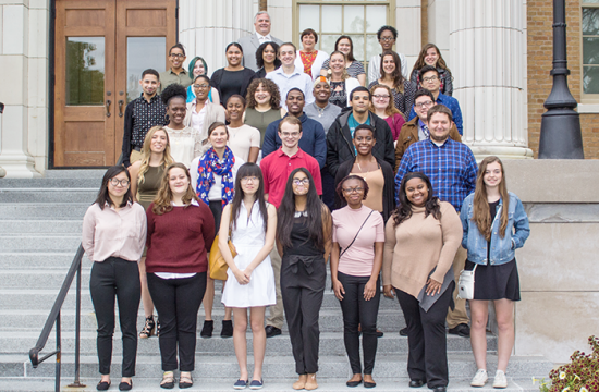 Marano Scholarship recipients gathered in October for a breakfast in their honor. The scholarship awards qualifying first-generation college students $5,000 toward college expenses. Sixty two students are benefiting from the program.