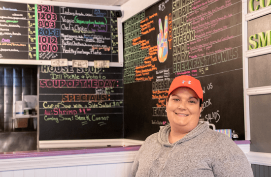 Kaitlyn Anderson recently opened 3.21 Salads eatery downtown in Oswego.