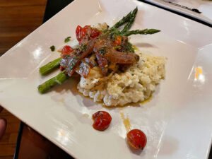 Citrus herb risotto is something to take note.