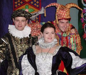 Performers from one of the Renaissance Madrigal dinner performances.